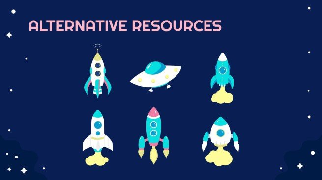 우주 탐험 수업 프레젠테이션 템플릿