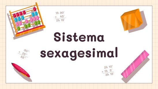 Plantilla de presentación Sistema sexagesimal
