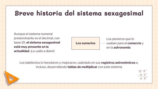 Plantilla de presentación Sistema sexagesimal