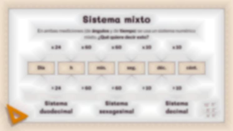 Plantilla de presentación Sistema sexagesimal