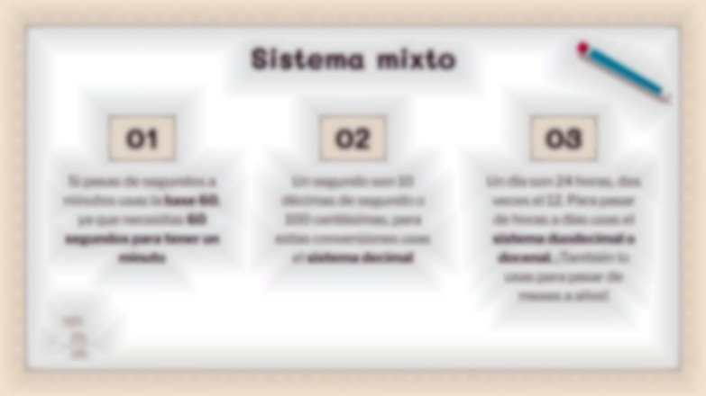Plantilla de presentación Sistema sexagesimal