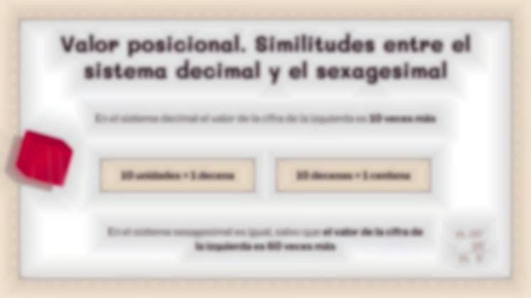 Plantilla de presentación Sistema sexagesimal