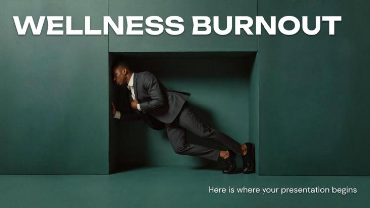 Épuisement professionnel lié au bien-être Modèles de présentation