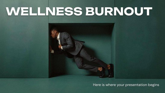 Épuisement professionnel lié au bien-être Modèles de présentation