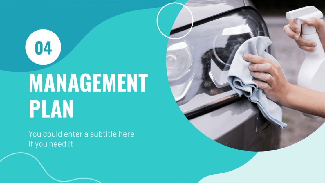 Car Wash Business Plan Google Slides and PowerPoint template