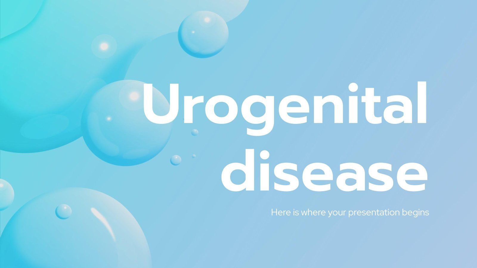 Modelo de apresentação Doença urogenital
