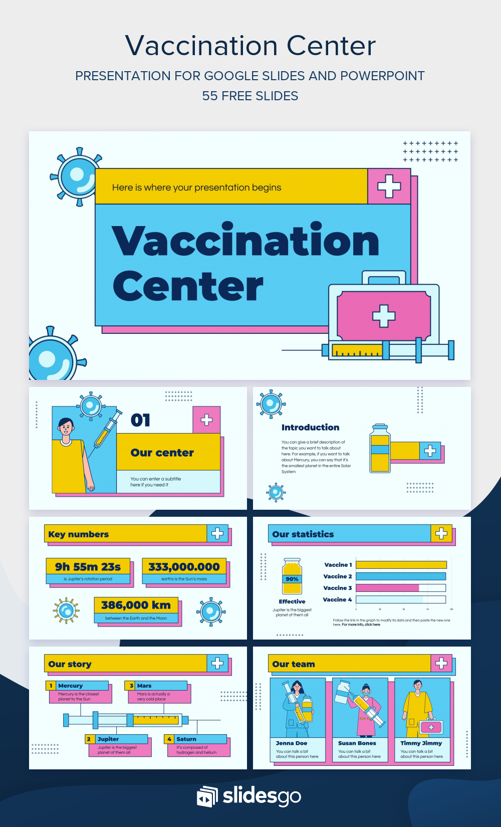 Vaccination Center | Google Slides & PowerPoint template