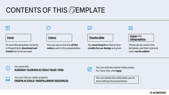 Plantilla de presentación Plan de negocios azul simple
