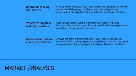 Plantilla de presentación Plan de negocios azul simple