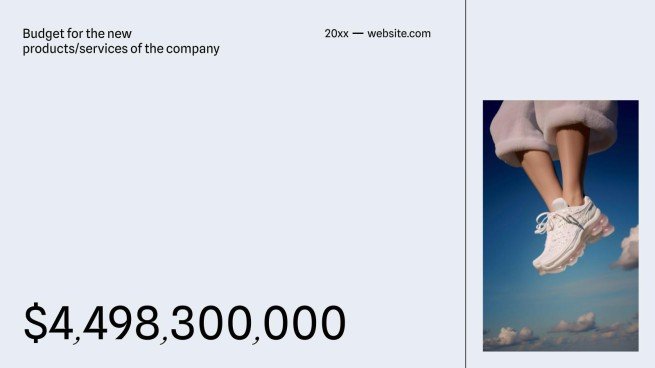 Plantilla de presentación Plan de negocios azul simple