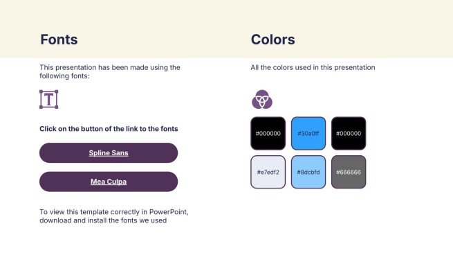 Plantilla de presentación Plan de negocios azul simple