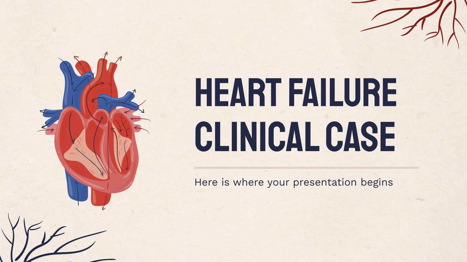 Heart Failure Clinical Case presentation template 