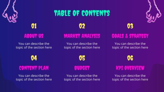 Campagne de marketing pour les ventes d'Halloween Modèles de présentation