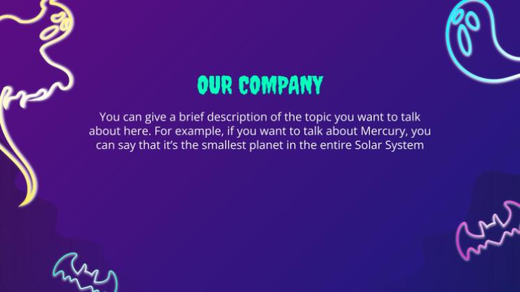 Campagne de marketing pour les ventes d'Halloween Modèles de présentation