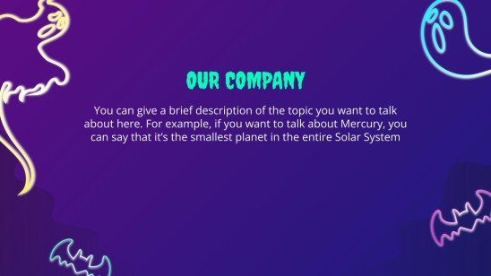 Campagne de marketing pour les ventes d'Halloween Modèles de présentation