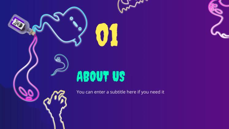 Campagne de marketing pour les ventes d'Halloween Modèles de présentation