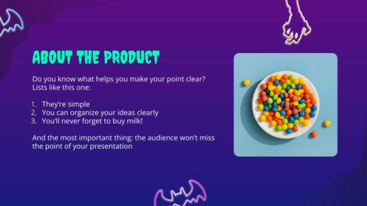 Campagne de marketing pour les ventes d'Halloween Modèles de présentation