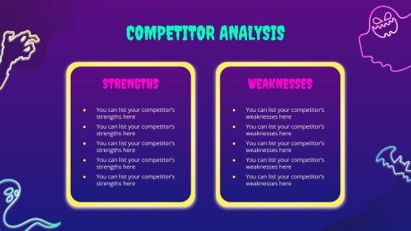 Campagne de marketing pour les ventes d'Halloween Modèles de présentation