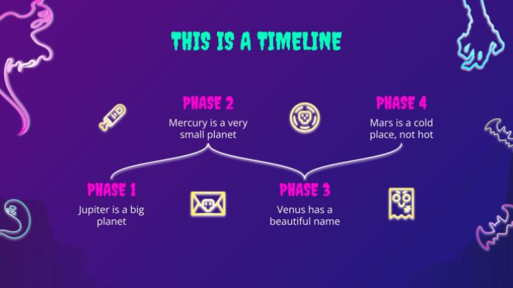 Campagne de marketing pour les ventes d'Halloween Modèles de présentation