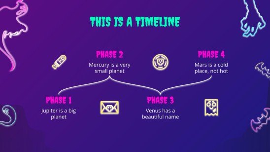 Campagne de marketing pour les ventes d'Halloween Modèles de présentation