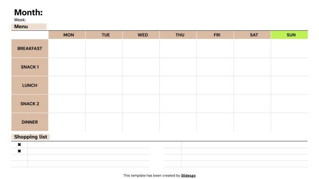 Modelo de apresentação Planejador Semanal Profissional