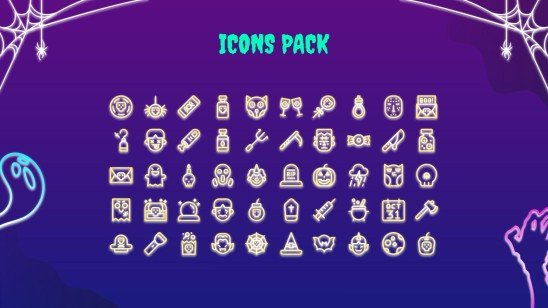 Campagne de marketing pour les ventes d'Halloween Modèles de présentation