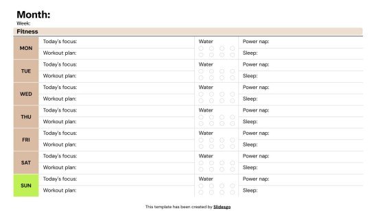 Modelo de apresentação Planejador Semanal Profissional