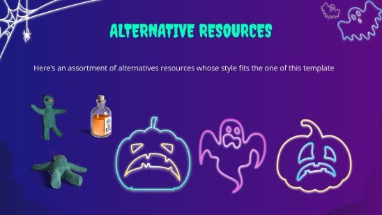 Campagne de marketing pour les ventes d'Halloween Modèles de présentation