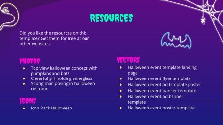 Campagne de marketing pour les ventes d'Halloween Modèles de présentation