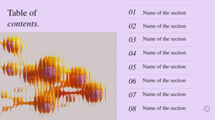 Hormones Modèles de présentation