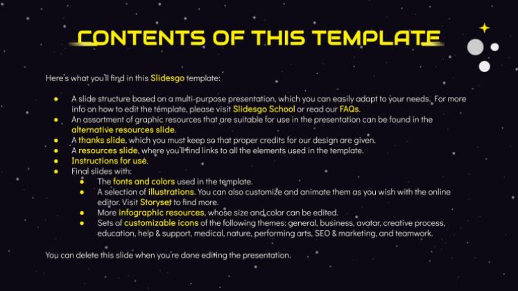 5월에 대비한 멀티 스페이스 테마 프레젠테이션 템플릿