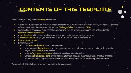 5월에 대비한 멀티 스페이스 테마 프레젠테이션 템플릿