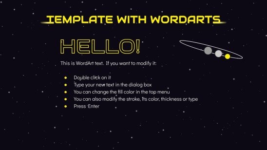 5월에 대비한 멀티 스페이스 테마 프레젠테이션 템플릿