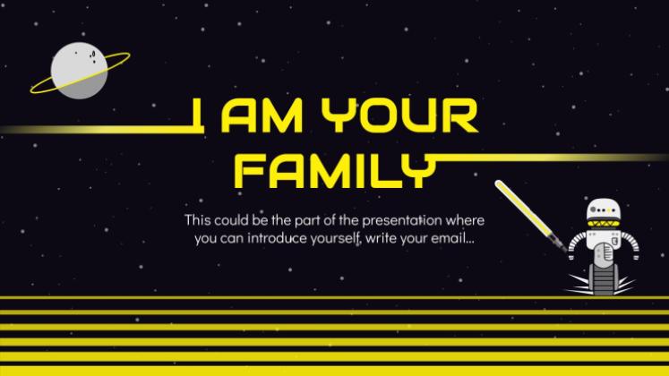 5월에 대비한 멀티 스페이스 테마 프레젠테이션 템플릿