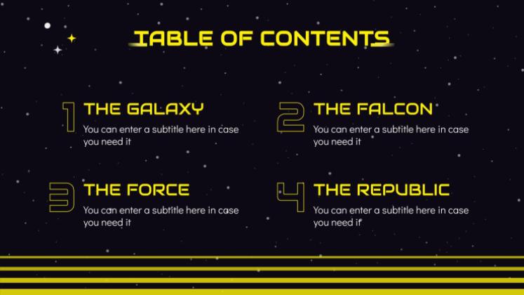 5월에 대비한 멀티 스페이스 테마 프레젠테이션 템플릿