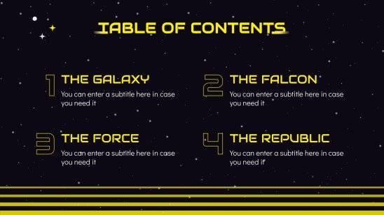 5월에 대비한 멀티 스페이스 테마 프레젠테이션 템플릿