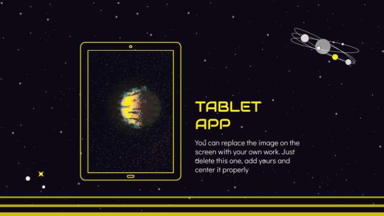 5월에 대비한 멀티 스페이스 테마 프레젠테이션 템플릿