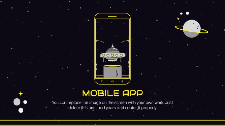 5월에 대비한 멀티 스페이스 테마 프레젠테이션 템플릿