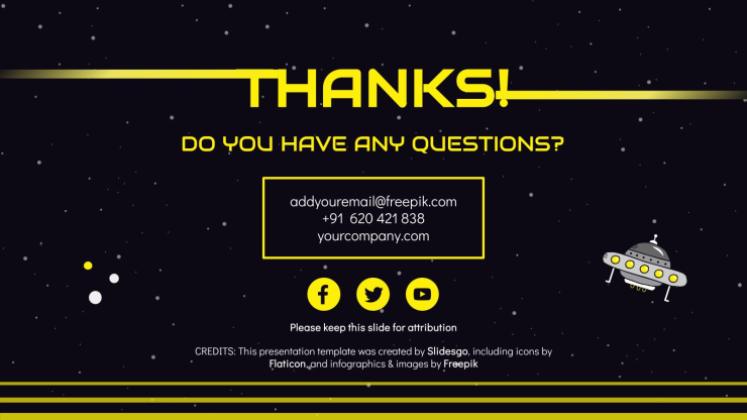 5월에 대비한 멀티 스페이스 테마 프레젠테이션 템플릿