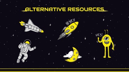 5월에 대비한 멀티 스페이스 테마 프레젠테이션 템플릿