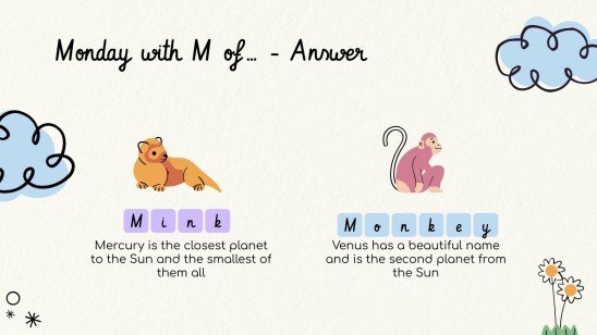 Lerne die Tage der Woche! Präsentationsvorlage