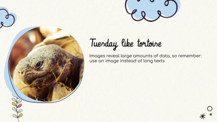 Lerne die Tage der Woche! Präsentationsvorlage