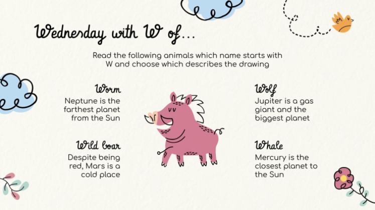 Lerne die Tage der Woche! Präsentationsvorlage