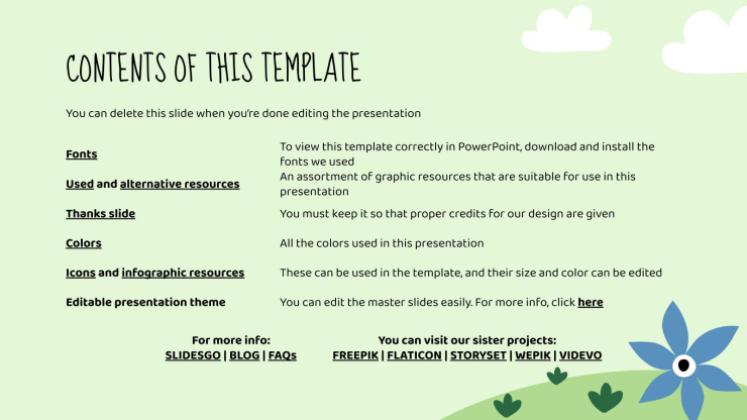 Semaine du jardinage Modèles de présentation
