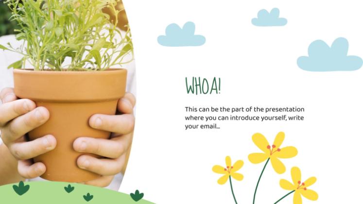 Semaine du jardinage Modèles de présentation