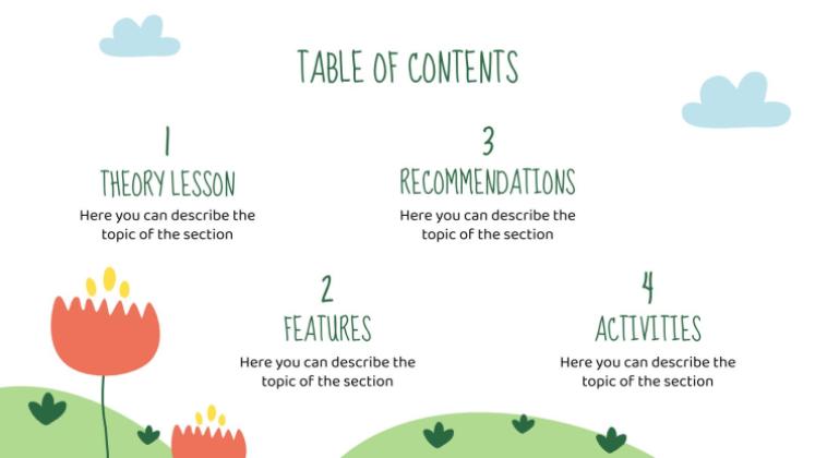 Semaine du jardinage Modèles de présentation