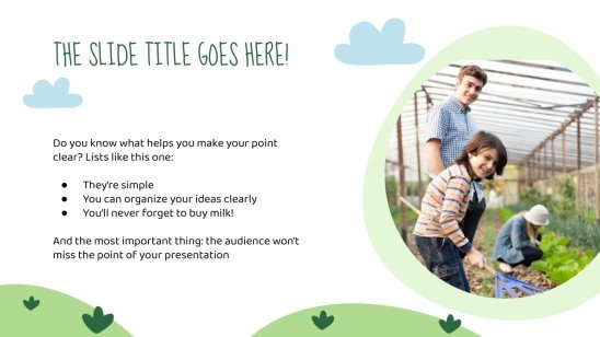 Semaine du jardinage Modèles de présentation