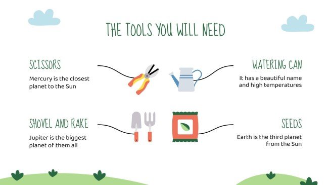 Semaine du jardinage Modèles de présentation