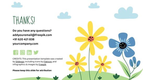 Semaine du jardinage Modèles de présentation