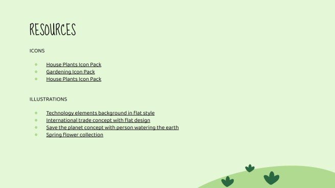 Semaine du jardinage Modèles de présentation